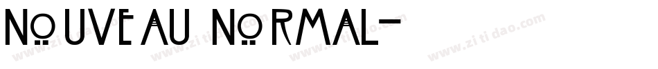 Nouveau Normal字体转换